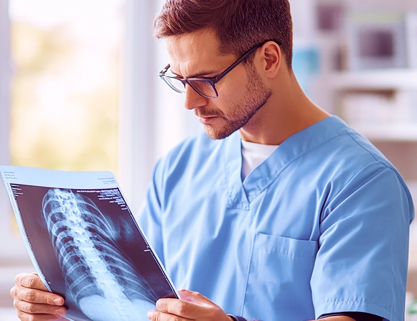 Ajustements chiropratiques - Radiographies (au besoin)